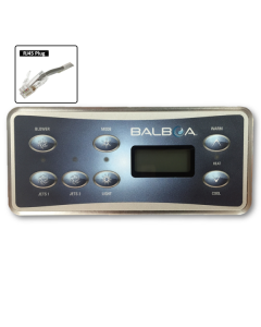 Balboa VL701S Touchpad and Overlay B-53189 - Spa Spare Part