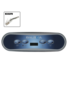 Balboa VL400 Touchpad and Overlay(L/T/J/A) B-55129 - Spa Spare Part