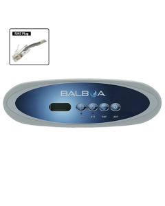 Balboa VL260 Touchpad and Overlay(J/J/T/L) B-55050 - Spa Spare Part