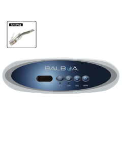 Balboa VL260 Touchpad and Overlay(J,L,C,W) B-55081 - Spa Spare Part