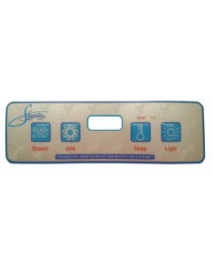 Balboa(Signature Spas) VL401(B,J,T,L) Overlay B-SCOL0012 - Spa Spare Part