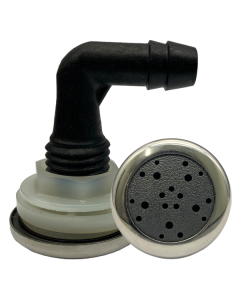 Air Injector "O2"-Graphite/Stainless E-1999-SS - Spa Spare Part