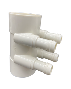 Manifold Water 4 Port - 19mm x 50mm slip/slip E-4078 - Spa Spare Part