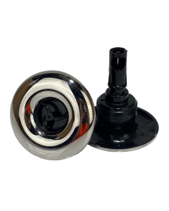 Rising Dragon 3" Single Pulse Jet Stainless Steel and Black RD-203-3411S - Spa Spare Part