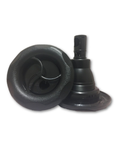 Rising Dragon 5" Single Pulse Jet Scalloped Black RD-203-5411 - Spa Spare Part