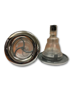 Rising Dragon 5" Single Pulse Jet S/Steel and Grey(Clear) RD-203-5417DS - Spa Spare Part