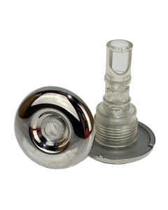Rising Dragon 2" Directional Jet S/Steel and Grey(Clear) RD-223-2317DS - Spa Spare Part
