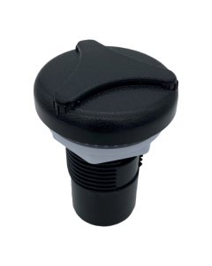 Rising Dragon 1" Air Control Delta Face - Black RD-601-2040-1 - Spa Spare Part