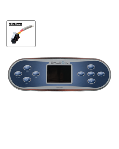 Balboa TP800 Touchpad and Overlay B-57241 - Spa Spare Part