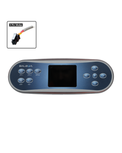 Balboa TP700 Touchpad and  Overlay(3 Jets) B-57280 - Spa Spare Part