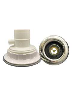 Force 10 Spa Jet SVT Nozzle-Graphite/Stainless E-2868-SS - Spa Spare Part