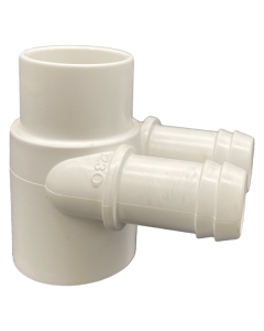 Manifold - Water - 2 Port - 25mm x 19mm Barb(side by side) E-3230 - Spa Spare Part