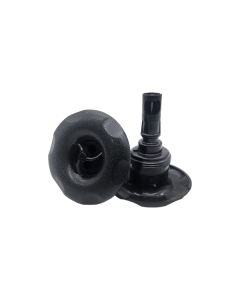 Rising Dragon 3" Twin Pulse Jet Scalloped Black RD-203-3421 - Spa Spare Part