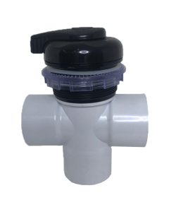 Rising Dragon 2" Diverter Scalloped - Black RD-601-1060-1 - Spa Spare Part