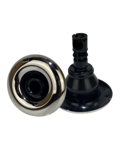 Rising Dragon 4" Directional Jet Stainless Steel and Black RD-203-4311S - Spa Spare Part