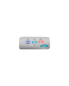 Balboa Decal Rectangular (Onga) Bathm B-511910 - Spa Spare Part