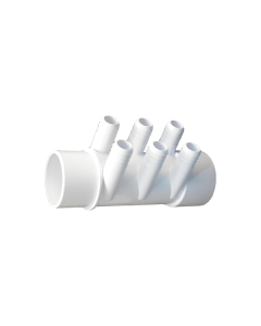 CMP 50mm 6 Port Water Manifold (Slip/Spg) C-21025-000-100 - Spa Spare Part