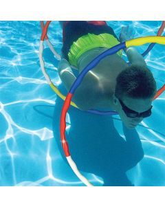 Poolmaster Dolphin Slalom Game - 3x Dive Rings - Swimming Pool Toy