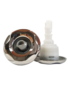 CMP 3" Typhoon Jet Internal (5-Scallop Rotational) - Stainless Steel/Classic Gray C-23432-312-900 - Spa Spare Part