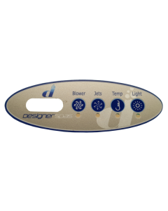 Balboa(Designer Spas) VL200 4 Button Overlay B-SCOL0016 - Spa Spare Part