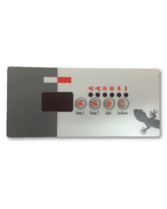 OVERLAY: Gecko TSC-18/K-18 4 Button G-9916-100240 - Spa Spare Part