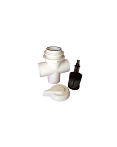 Hydroair Diverter Valve 50mm White B-11-400WHT - Spa Spare Part