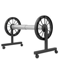 Abgal Apollo Premium Mobile Fixed Height Reel / Roller for Pool Blankets / Covers - Black