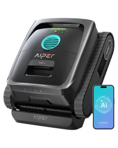 Aiper Scuba V3 AI-Powered Cordless Robotic Pool Cleaner w/ Cognitive AI Navium, VisionPath Navigation, Dual-Stage Filtration, JetAssist Waterline Cleaning, Charging Dock & App Control. Floor, Walls, Waterline, Elevated Platforms