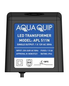 Aqua-Quip APL511N Single Output (1 x 12V, 30VA) Plug-In Transformer for LED Pool Lights