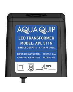 Aqua-Quip APL512N Dual Output (2 x 12V, 30VA) Plug-In Transformer for LED Pool Lights