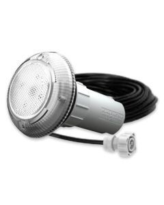 Aqua-Quip EvoCR Series 1 x Wnite LED Colour Niche Pool Light w/ Concrete Mounting Kit, 20M Cable and Plug Kit