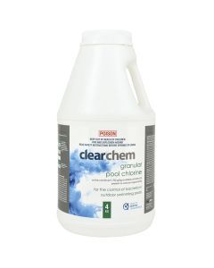 Clearchem Granular Chlorine Calcium Hypochlorite 4kg - Pool Chemical (DG)