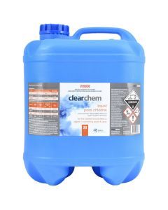 Clearchem Liquid Chlorine Sodium Hypochlorite (125 gm/Lt Active) 20L - Pool Chemical (DG)