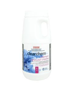 Clearchem Premium Granular Chlorine Tri-Chlor 1kg - Pool Chemical (DG)