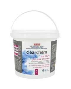 Clearchem Premium Granular Chlorine Tri-Chlor 4kg - Pool Chemical (DG)