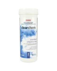 Clearchem Stabilised Chlorine Tabs Tri-Chlor 2kg - Pool Chemical (DG)