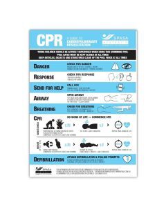 SPASA Australia CPR Resuscitation Chart / Safety Sign for Swimming Pools & Spa