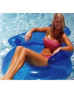 Aquafun Summer Kool Circular Lounger / Chair, Swimming Pool Inflatable Bed - 114cm