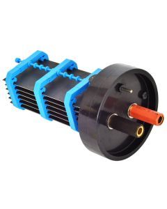 AquaSolis Replacement Pool Chlorinator Cell for EAQuip 20AMP RP w/ Push On Brass Connector - Self-Cleaning Chlorinator Spare Part