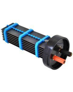 AquaSolis Replacement Pool Chlorinator Cell for EAQuip 30AMP RP w/ Push On Brass Connector - Self-Cleaning Chlorinator Spare Part