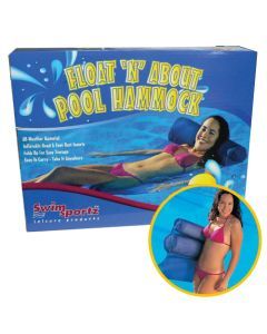 SwimSportz  Float N About Pool Hammock - Swimming Pool Bed / Lounger