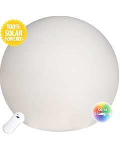 G.A.M.E. GalaxyGLO Solar Powered Multi-Colour Globe. Floating Pool Light w/Remote.(Large 27cm)