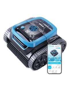 Hayward iPowerShark Cordless Robotic Pool Cleaner. Floor, Wall, Waterline