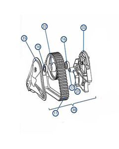 Kreepy Krauly rX-Tank Leg Assembly Right SP10838 - Pool Cleaner Spare Part