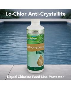 Lo-Chlor Anti-Crystallite Liquid Chlorine Feed Line Protector 1L – Pool Chemical