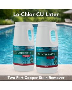 Lo-Chlor CU Later Copper Stain Remover 2 Part Pack 2 x 1kg – Pool Chemical (DG)