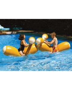 Swimsportz Floating Log Joust Set for 2 Inflatable Swimming Pool Toy / Float 