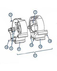 Kreepy Krauly rX-Tank Main Body Full Assy SP10841 - Pool Cleaner Spare Part