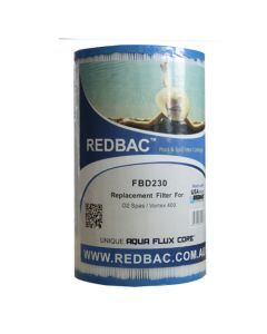O2 Spas / Vortex 400 Replacement Cartridge Filter Element (Generic, Non-Genuine) FC-FBD230