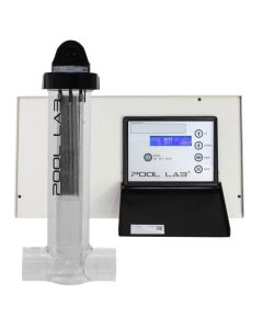 PoolPower Pool Lab PL45 Classic Self-Cleaning Salt Water Pool Chlorinator w/ Timer & Back Up Power System